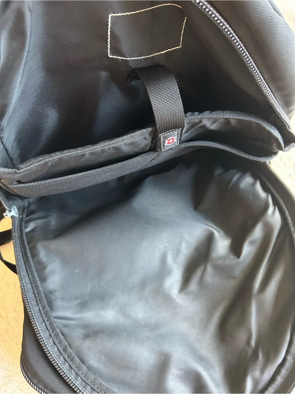Victorinox Black Compact Tactical Backpack Unisex in Used Condition